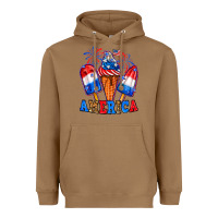 Toasted Coconut 4th of July America ice creams Heavyweight Hoodie - Neo Western