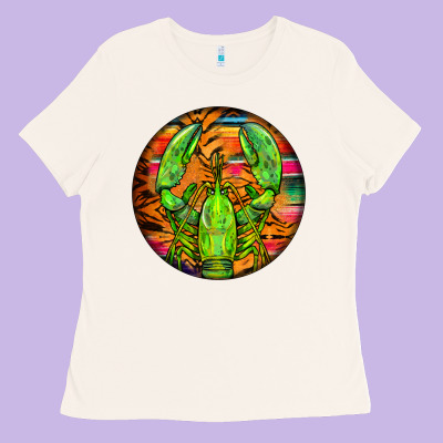 Lobster Ladies Tee Designed By Barkaloodesign