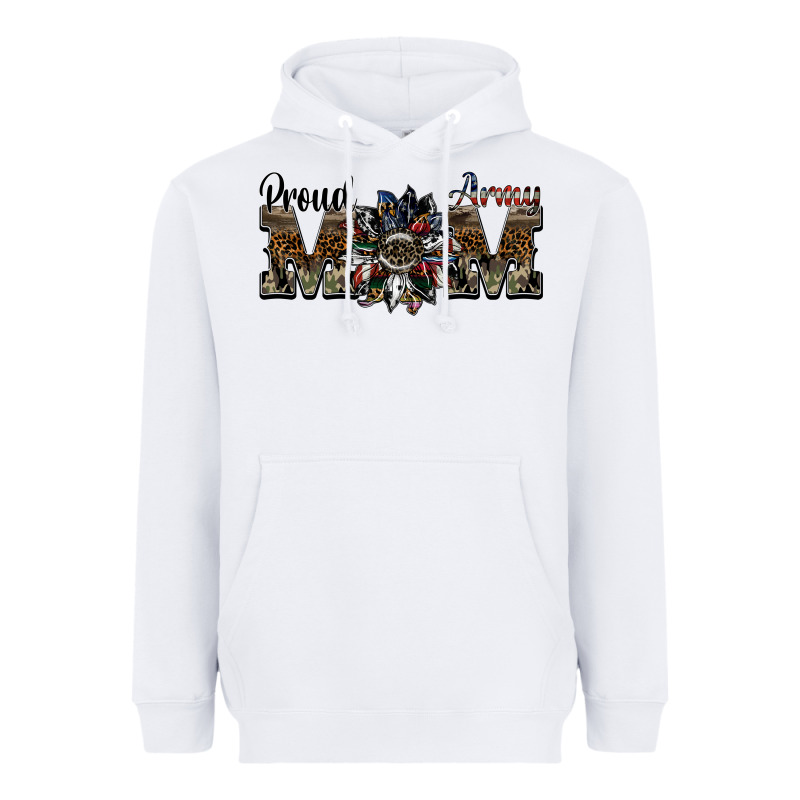 Proud Army Mom Heavyweight Hoodie by SublimationCraftShop | Teevron