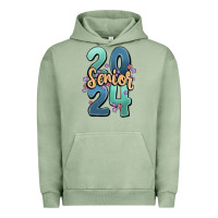 Pigment Oil Green senior 2024 Urban Hoodie - MaliasSmallBusiness