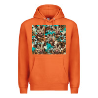 Carrot western cowhide sunflower baby cow Premium Hoodie - BarkalooDesign