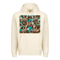 Tofu western cowhide sunflower baby cow Premium Hoodie - BarkalooDesign