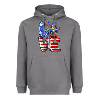 Storm Love 4th of July with gnomes 4th of july Heavyweight Hoodie - CowGirlArtShop
