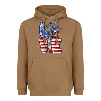 Toasted Coconut Love 4th of July with gnomes 4th of july Heavyweight Hoodie - CowGirlArtShop
