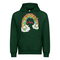 Forest Green lucky vibes Urban Hoodie - MaliasSmallBusiness