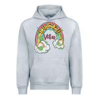 Heather Grey lucky vibes Urban Hoodie - MaliasSmallBusiness