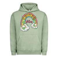 Pigment Oil Green lucky vibes Urban Hoodie - MaliasSmallBusiness