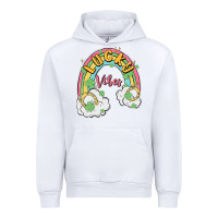 White lucky vibes Urban Hoodie - MaliasSmallBusiness