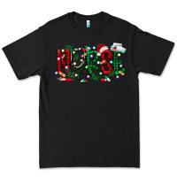 Black nurse christmas Premium Tee - RacoonDesign