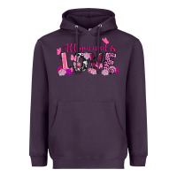 Plum all you need is love valentine's day Heavyweight Hoodie - FaDigitalArtStudio