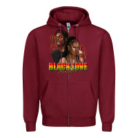 Burgundy afro black love matters Zipper Hoodie - texasbilliewilder