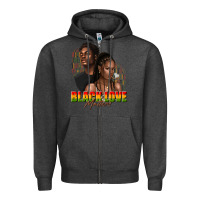 Charcoal Heather afro black love matters Zipper Hoodie - texasbilliewilder