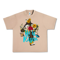 Burro he is rısen with cross and butterfly Urban Heavy Tee - Artiststas