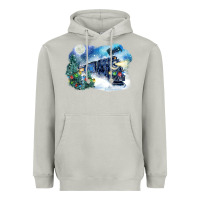 Moon Dust polar express winter Heavyweight Hoodie - FaDigitalArtStudio