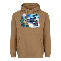 Toasted Coconut polar express winter Heavyweight Hoodie - FaDigitalArtStudio