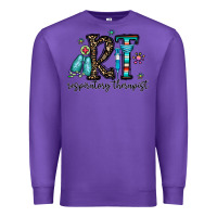 Purple rt respiraory therapist Premium Sweatshirt - CowhideDigitalArt