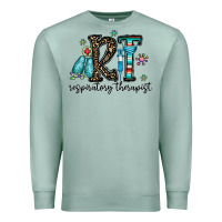 Seafoam rt respiraory therapist Premium Sweatshirt - CowhideDigitalArt