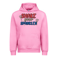 Fuchsia Pink 4th of july america shake your sparkler Urban Hoodie - MaliasSmallBusiness