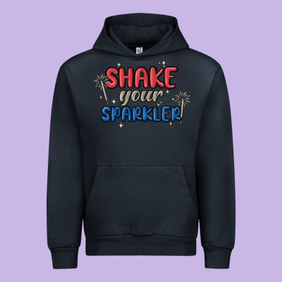 4th Of July America Shake Your Sparkler Urban Hoodie Designed By Maliassmallbusiness