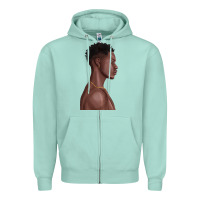 Afro Black Man Zipper Hoodie | Teevron