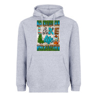 Heather Grey lake life air freshener Heavyweight Hoodie - HRA Design Shop
