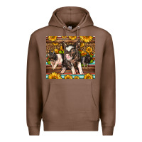 Chestnut Western Cute Hampshire Pigs Premium Hoodie - LillyAllenDesigns