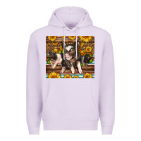 Lilac Western Cute Hampshire Pigs Premium Hoodie - LillyAllenDesigns