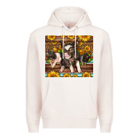 Pale Pink Western Cute Hampshire Pigs Premium Hoodie - LillyAllenDesigns
