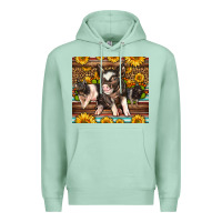 Seafoam Western Cute Hampshire Pigs Premium Hoodie - LillyAllenDesigns