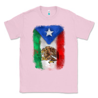 Bubblegum Pink mexico and puerto rico flag Classic Tee - Zillion Design Studio
