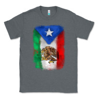Charcoal Heather mexico and puerto rico flag Classic Tee - Zillion Design Studio