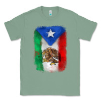 Sage mexico and puerto rico flag Classic Tee - Zillion Design Studio