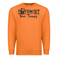 Carrot support our troops Premium Sweatshirt - CowhideDigitalArt