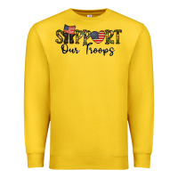 Lemon support our troops Premium Sweatshirt - CowhideDigitalArt