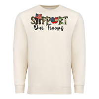 Sandshell support our troops Premium Sweatshirt - CowhideDigitalArt