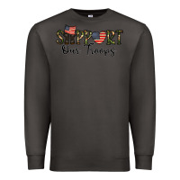 Smoke support our troops Premium Sweatshirt - CowhideDigitalArt