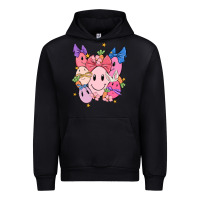 Black soft pink easter Urban Hoodie - MaliasSmallBusiness