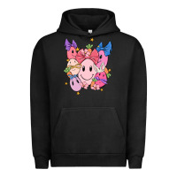 Pigment Black soft pink easter Urban Hoodie - MaliasSmallBusiness