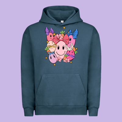 Soft Pink Easter Urban Hoodie Designed By Maliassmallbusiness