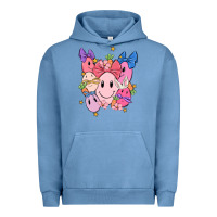 Pigment Pebble Blue soft pink easter Urban Hoodie - MaliasSmallBusiness