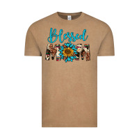 Vintage Coffee blessed mom Vintage Tee - Artiststas