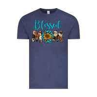 Vintage Denim blessed mom Vintage Tee - Artiststas