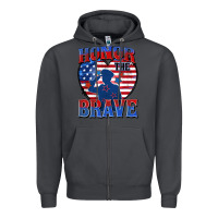 Smoke honor the brave Zipper Hoodie - Zillion Design Studio