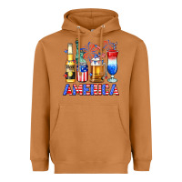Meerkat 4th of July American drinks America Heavyweight Hoodie - Neo Western