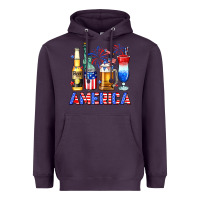 Plum 4th of July American drinks America Heavyweight Hoodie - Neo Western