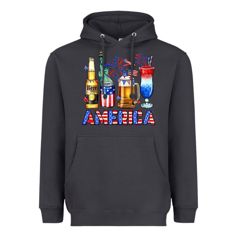 4th Of July American Drinks America Heavyweight Hoodie by Neo Western | Teevron