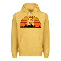 Antique Gold bitcoin new orleans retro sunset Premium Hoodie - Jasminsmagicworld