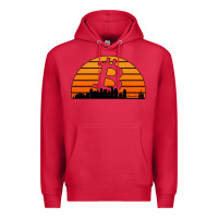 Cardinal bitcoin new orleans retro sunset Premium Hoodie - Jasminsmagicworld