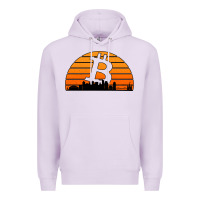 Lilac bitcoin new orleans retro sunset Premium Hoodie - Jasminsmagicworld