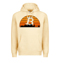Pina Colada bitcoin new orleans retro sunset Premium Hoodie - Jasminsmagicworld
